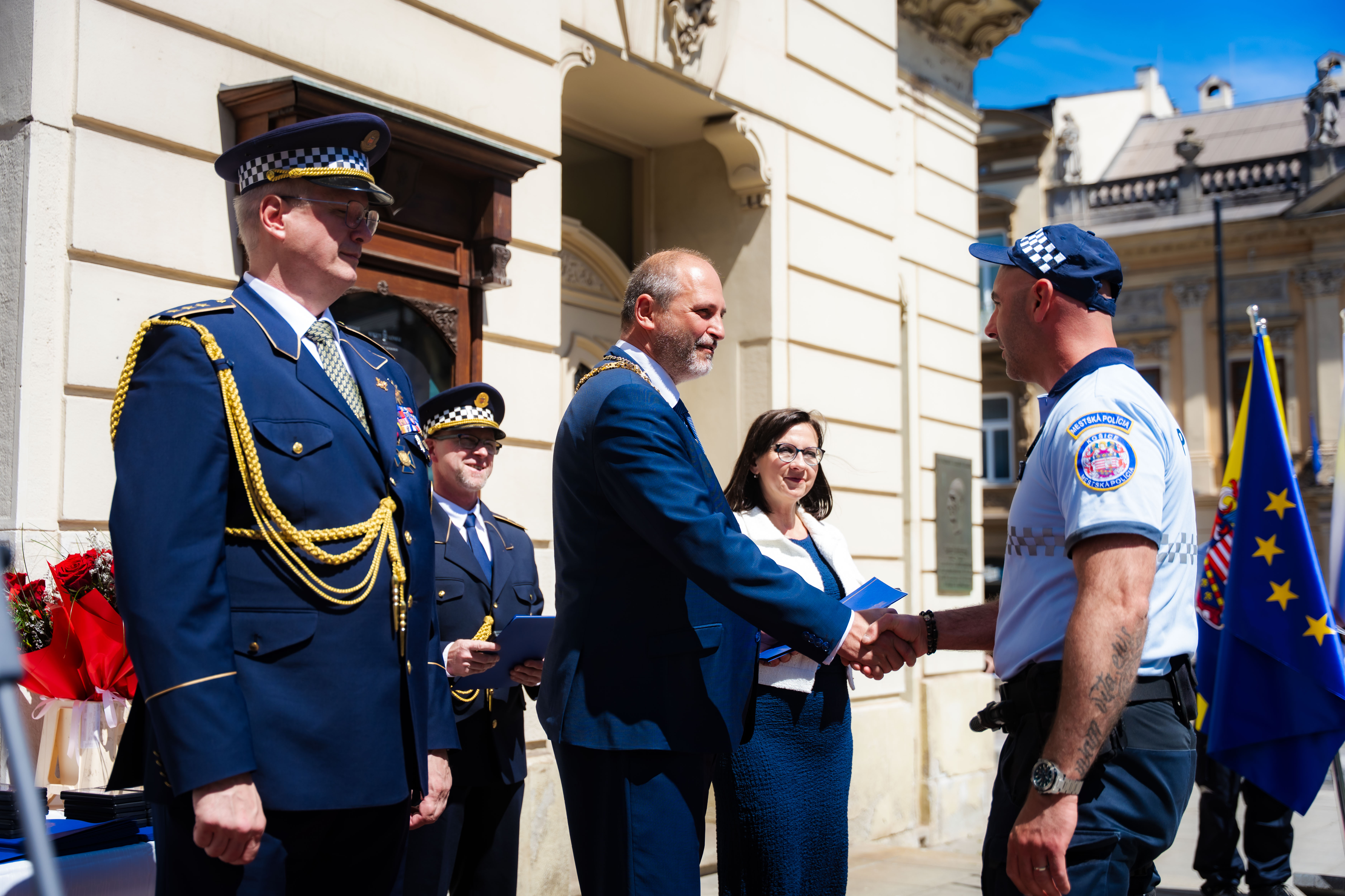 Slavnostne ocenovanie prislusnikov Mestskej policie mesta Kosice -1-25